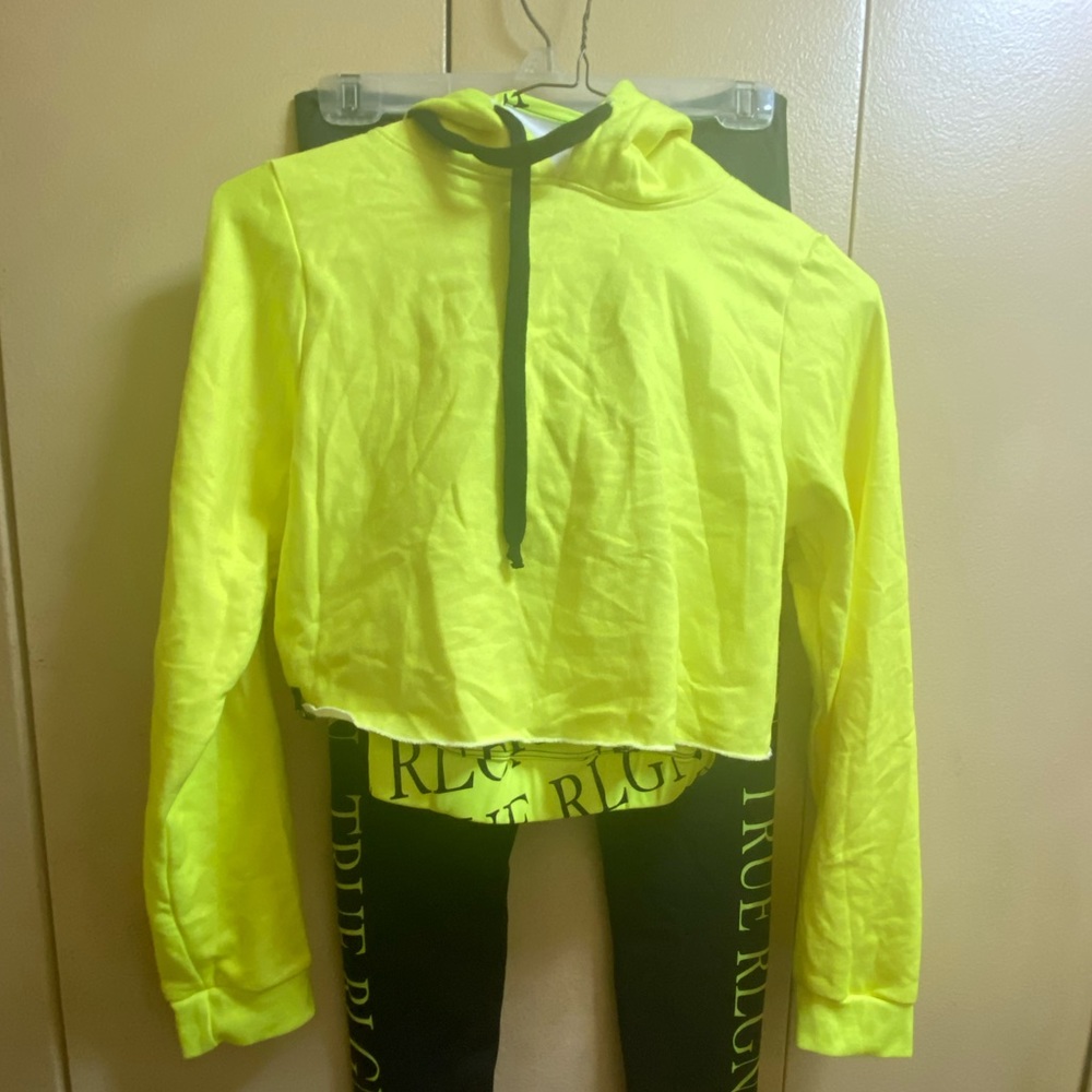 True Religion Neon Green Active Set